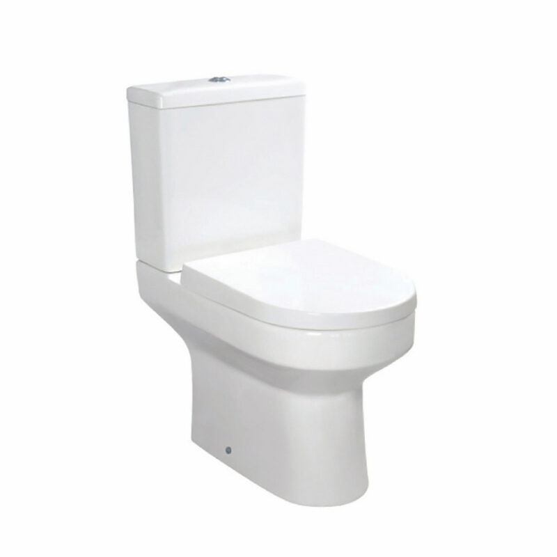 Scudo Spa Comfort Height Open Back Pan with Cistern & Soft Close Seat Scudo Spa Comfort Height Open Back Pan with Cistern & Soft Close Seat