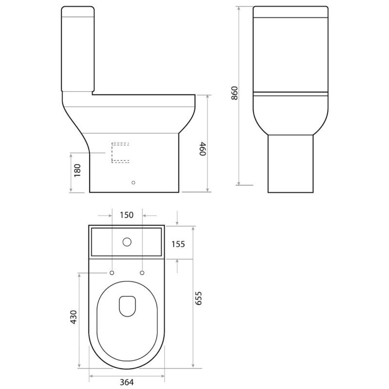 Scudo Spa Comfort Height WC Pan