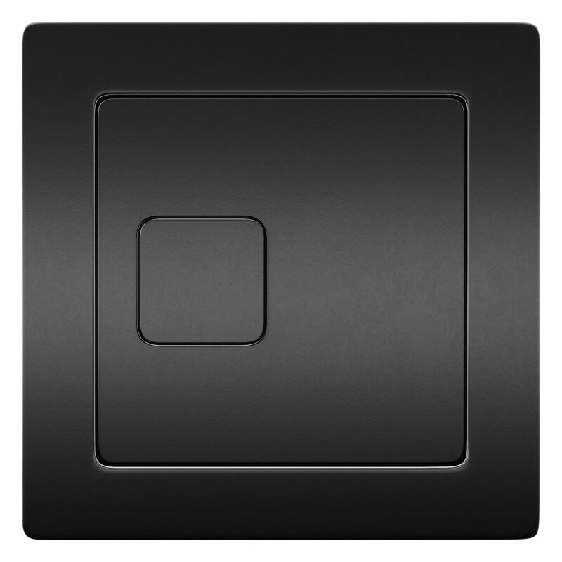 Scudo Square Black Dual Flush Button Scudo Square Black Dual Flush Button