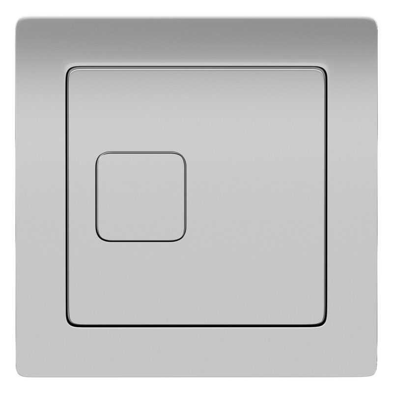 Scudo Square Chrome Dual Flush Button Scudo Square Chrome Dual Flush Button