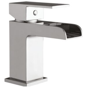 Scudo Victoria Mono Basin Mixer Tap with Push Waste