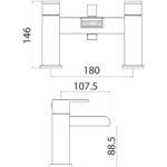 Scudo Victoria Bath Filler Tap