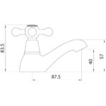 Scudo Classica Bath Taps