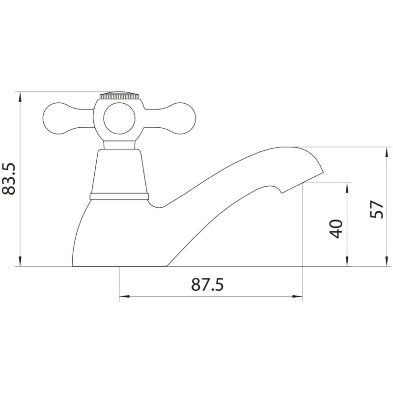 Scudo Classica Bath Taps