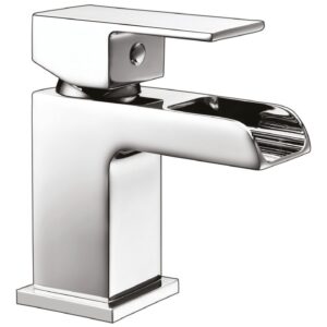 Scudo Victoria Mini Mono Basin Mixer Tap with Push Waste