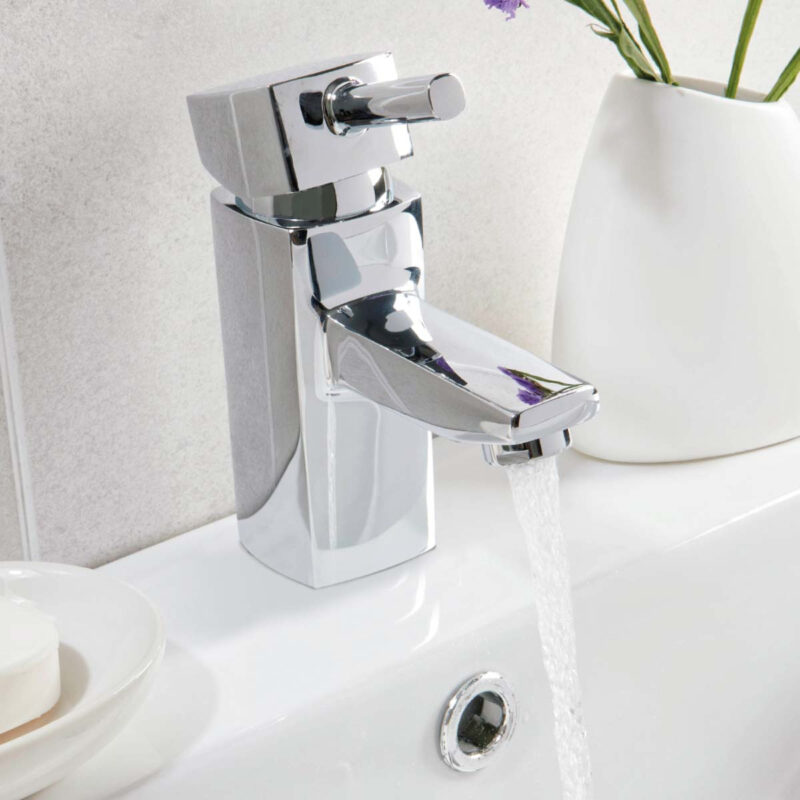 Scudo Forme Mono Basin Mixer with Push Waste