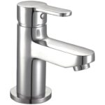 Scudo Favour Mono Basin Mixer Tap with Push Waste