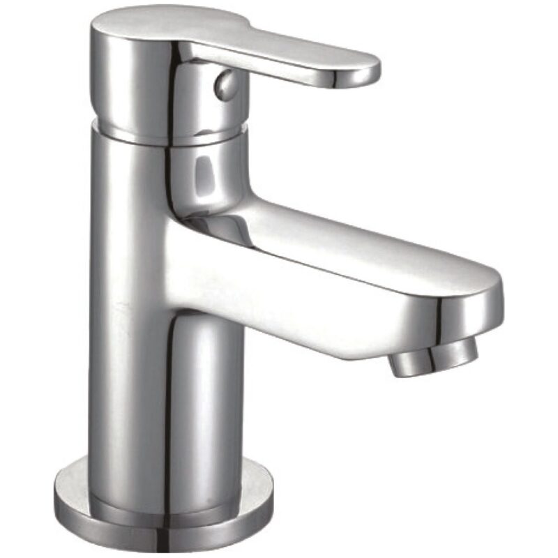 Scudo Favour Mono Basin Mixer Tap with Push Waste