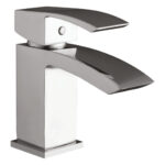 Scudo Descent Mono Basin Mixer with Push Waste