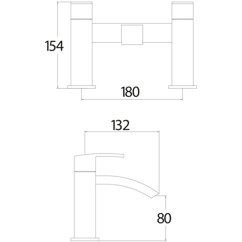 Scudo Descent Bath Filler Tap