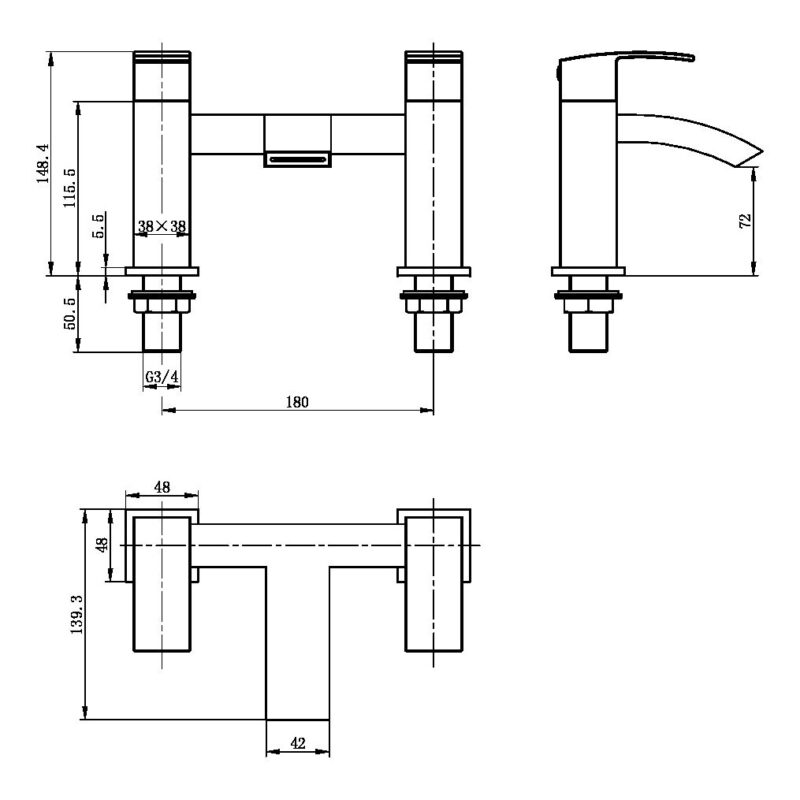 Scudo Descent Bath Filler