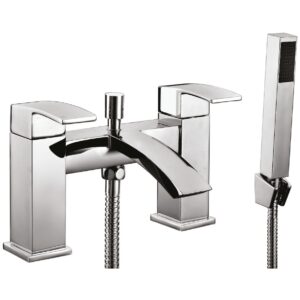 Scudo Descent Bath Shower Mixer with Shower Kit & Wall Bracket