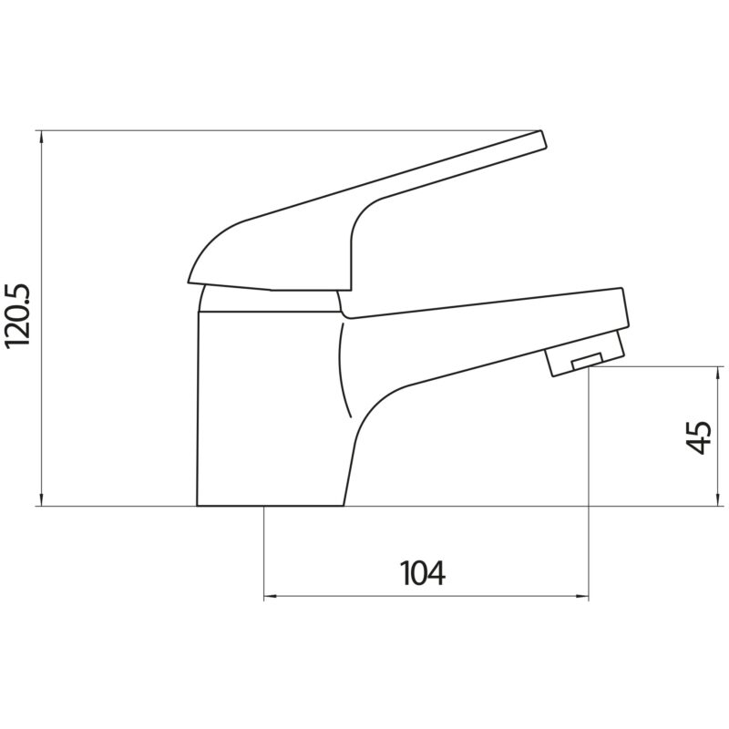 Scudo Tidy Bath Filler Tap