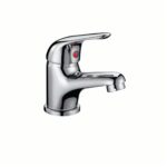 Scudo Mono Basin Mixer Tap with Push Waste