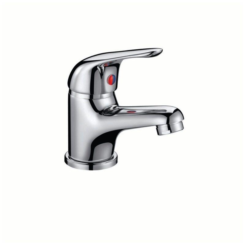 Scudo Mono Basin Mixer Tap with Push Waste Scudo Mono Basin Mixer Tap with Push Waste