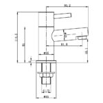 Scudo Premier Basin Taps Pair