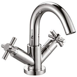 Scudo Kross Mono Basin Mixer Tap with Push Waste