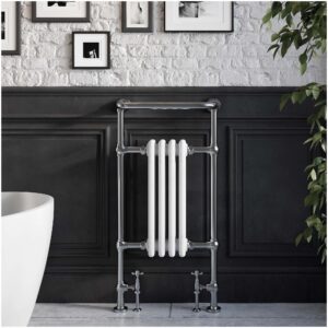 Scudo Harrogate 4 Column Traditional Towel Warmer 952 x 479mm