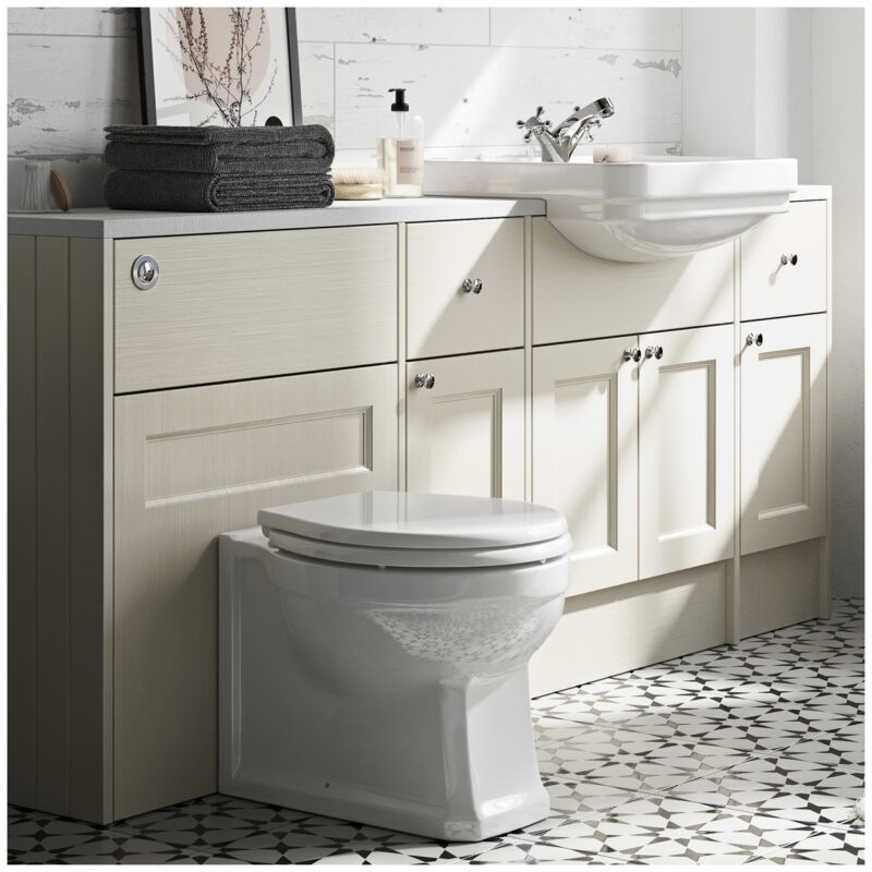 Scudo Traditional White Toilet Seat
