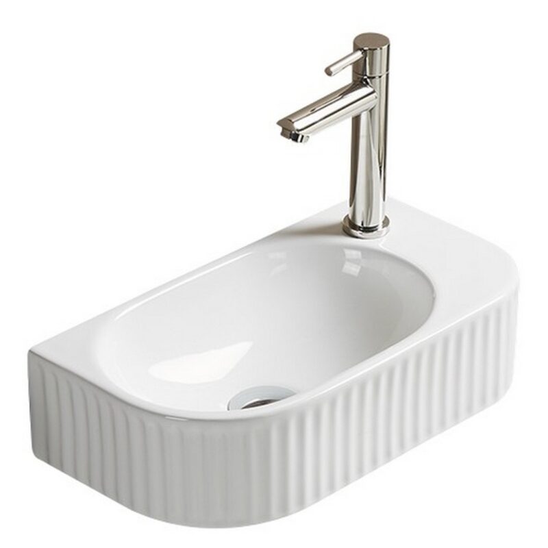 Scudo Fluted 400 x 215mm Cloakroom Basin Scudo Fluted 400 x 215mm Cloakroom Basin