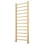 Scudo Vibe Brushed Brass 500 x 1200mm Towel Radiator