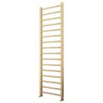 Scudo Vibe Brushed Brass 500 x 1600mm Towel Radiator