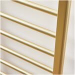 Scudo Vibe Brushed Brass 500 x 1600mm Towel Radiator