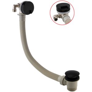 Scudo Round Overflow Filler Waste Matte Black