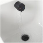 Scudo Bath Filler Overflow with Click Clack Waste Matte Black