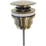 Scudo Universal Basin Waste Brushed Brass