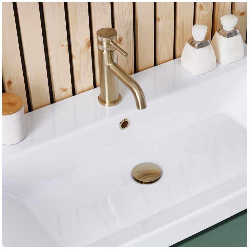 Scudo Universal Basin Waste Brushed Brass