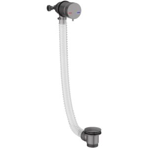 Scudo Bath Filler & Overflow Waste Gunmetal