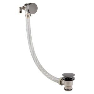 Scudo Round Bath Filler with Waste & Overflow Gunmetal