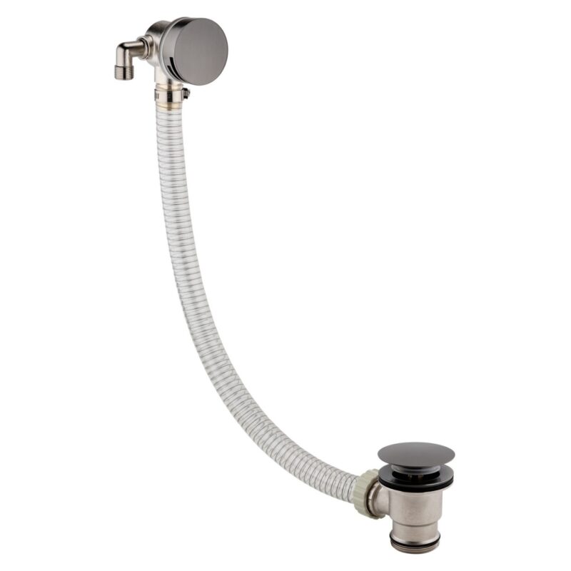 Scudo Round Bath Filler with Waste & Overflow Gunmetal Scudo Round Bath Filler with Waste & Overflow Gunmetal