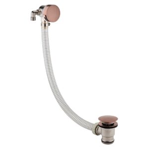 Scudo Round Bath Filler with Waste & Overflow Brushed Bronze