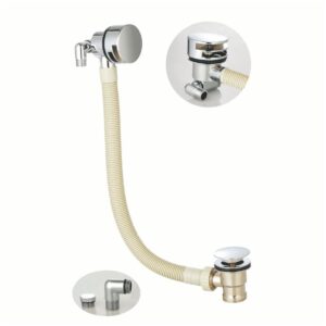 Scudo Round Bath Filler with Sprung Waste & Overflow
