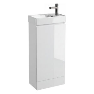 Scudo Waterguard Floor Mounted Cloakroom Basin Unit White