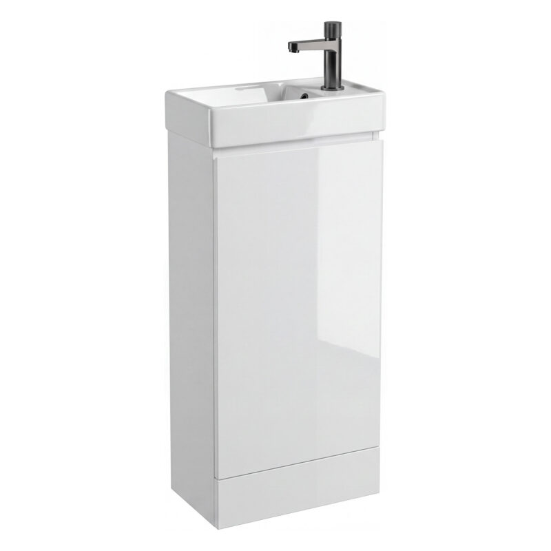Scudo Waterguard Floor Mounted Cloakroom Basin Unit White Scudo Waterguard Floor Mounted Cloakroom Basin Unit White
