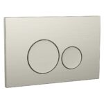 Scudo Dual Flush Plate Round Brushed Nickel
