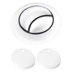 Scudo White Seat Hinge Cover & Cistern Push Button