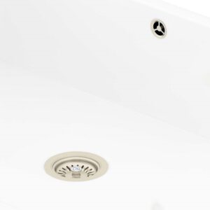 Shaws of Darwen 90mm Pewter Basket Strainer Waste