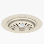 Shaws of Darwen 90mm Pewter Basket Strainer Waste