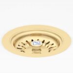 Shaws of Darwen 90mm Gold Basket Strainer Waste