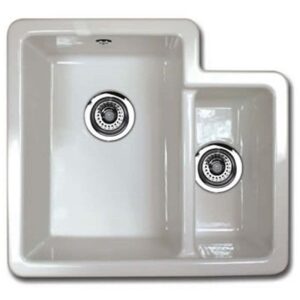 Shaws of Darwen Brindle 600mm 1.5 Bowl Sink White