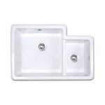 Shaws of Darwen Classic Brindle Ceramic Sink White