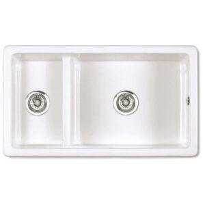 Shaws of Darwen Bradshaw Ceramic Sink White