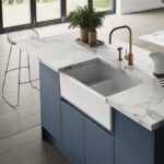 Shaws of Darwen Hawkshaw 800mm Double Bowl Ceramic Sink White