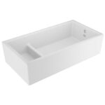 Shaws of Darwen Hawkshaw 900mm Double Bowl Ceramic Sink White