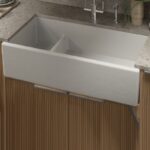 Shaws of Darwen Hawkshaw 900mm Double Bowl Ceramic Sink White