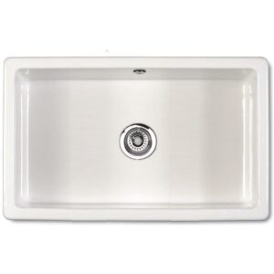 Shaws of Darwen Classic Inset 760mm Ceramic Sink White